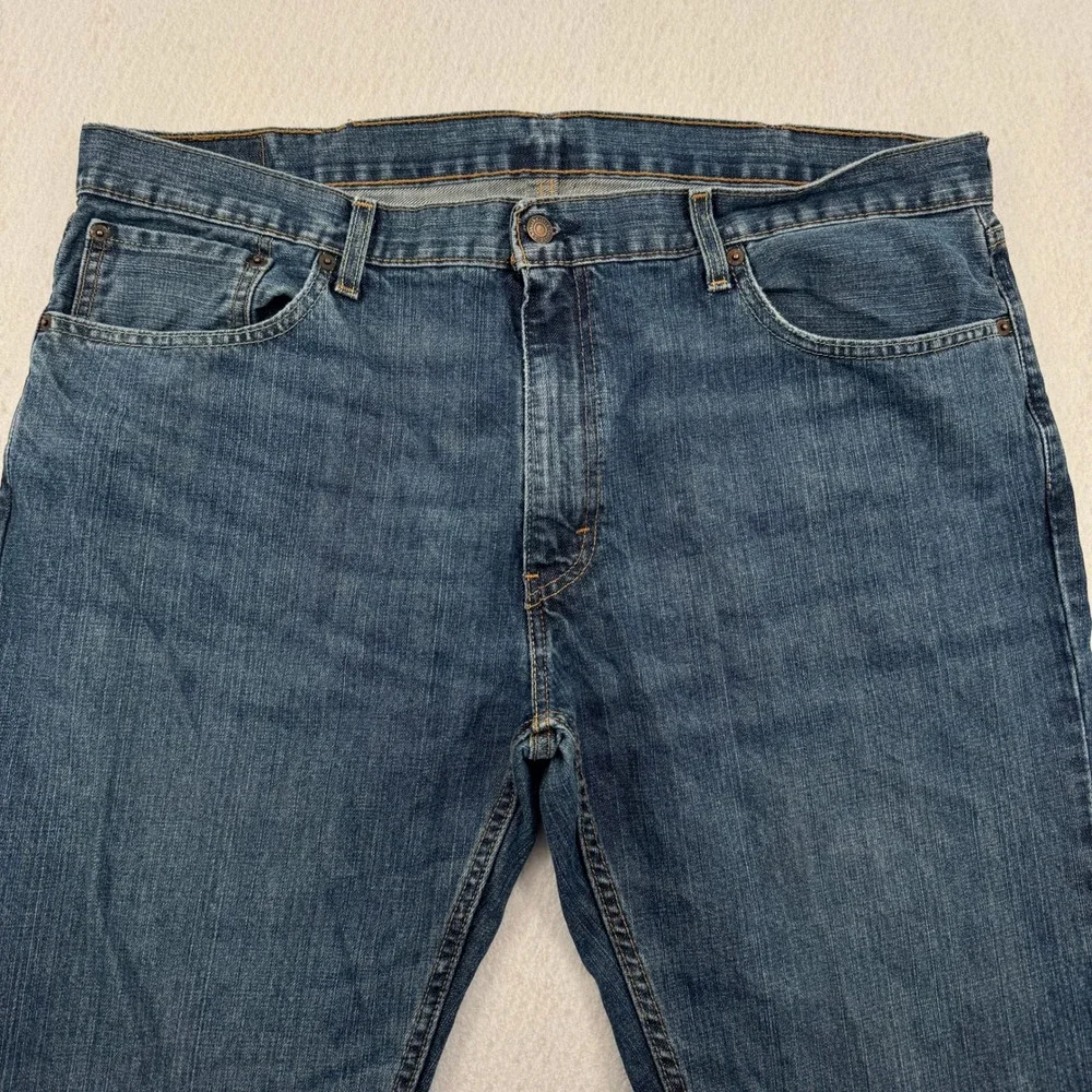 Levis 559 Relaxed Straight Leg Jeans Mens 40x30 Blue Denim Cotton Workwear